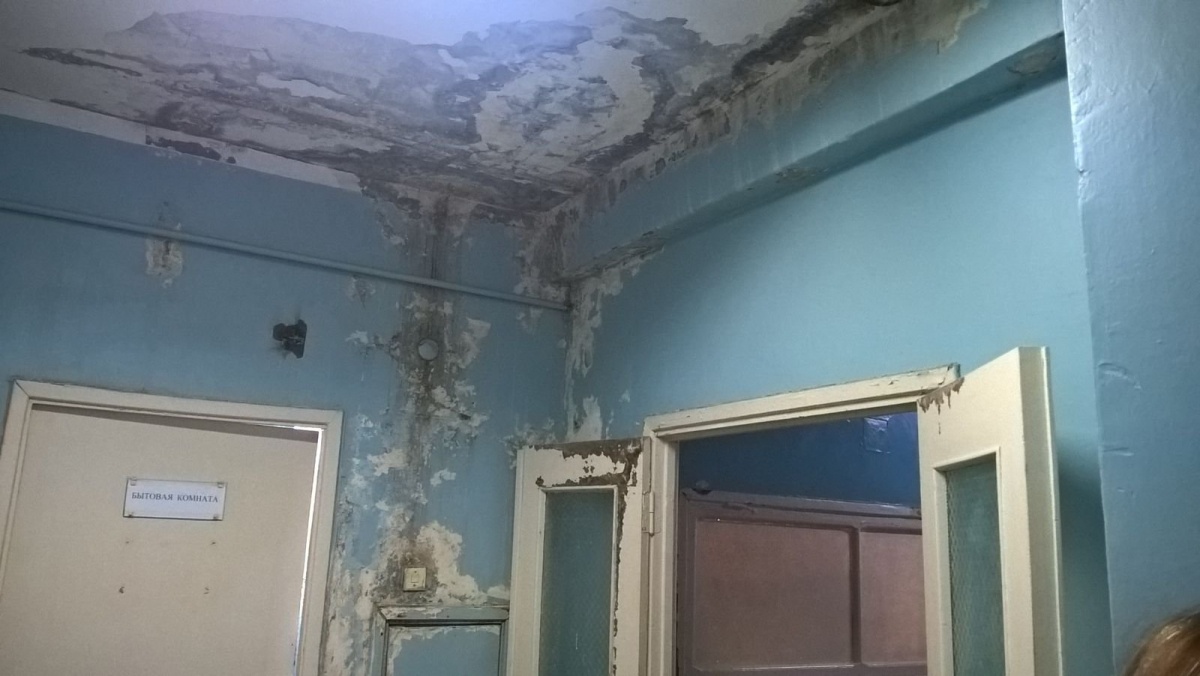 Щелкино показали плачевное состояние поликлиники