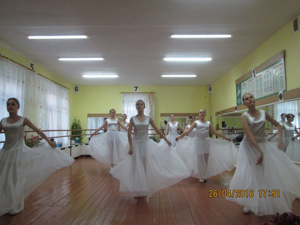 26 апреля в Щёлкинской ДШИ прошел открытый урок по классическому танцу