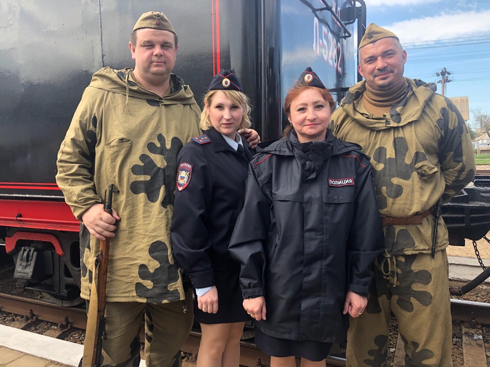 В Ленинском районе встретили «Поезд Победы» 