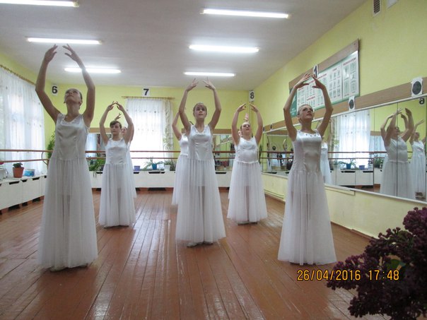 26 апреля в Щёлкинской ДШИ прошел открытый урок по классическому танцу