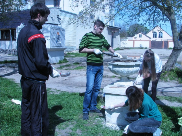 Акция &amp;quot;Украсим поселок&amp;quot; - подготовительные работы