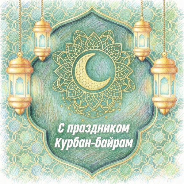 Со светлым и благословенным праздником Курбан‑байрам!