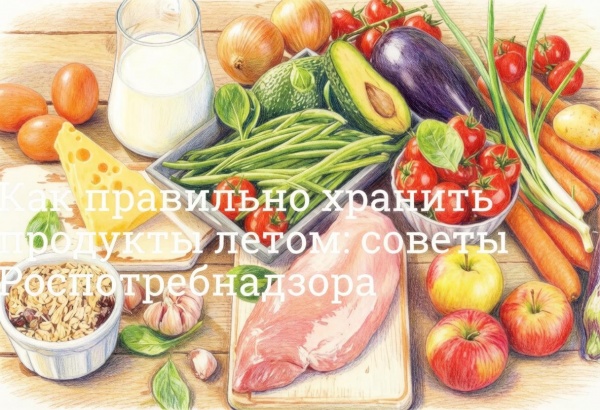 Лето без отравлений: правила безопасного хранения и приготовления продуктов от Роспотребнадзора
