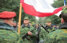 В Симферополе приняло присягу первое подразделение Вооруженных сил Крыма