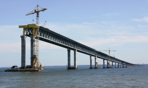 За ходом строительства Крымского моста теперь можно следить онлайн